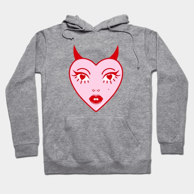 Diabla Face Hoodie by thelamehuman